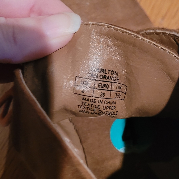 Cole Haan Brown Suede Ankle Boots - Picture 6 of 6